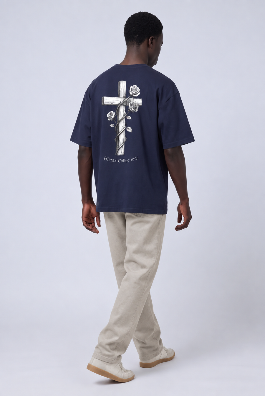 Ecclesiastes 11:4 Flower Cross Oversized Tee