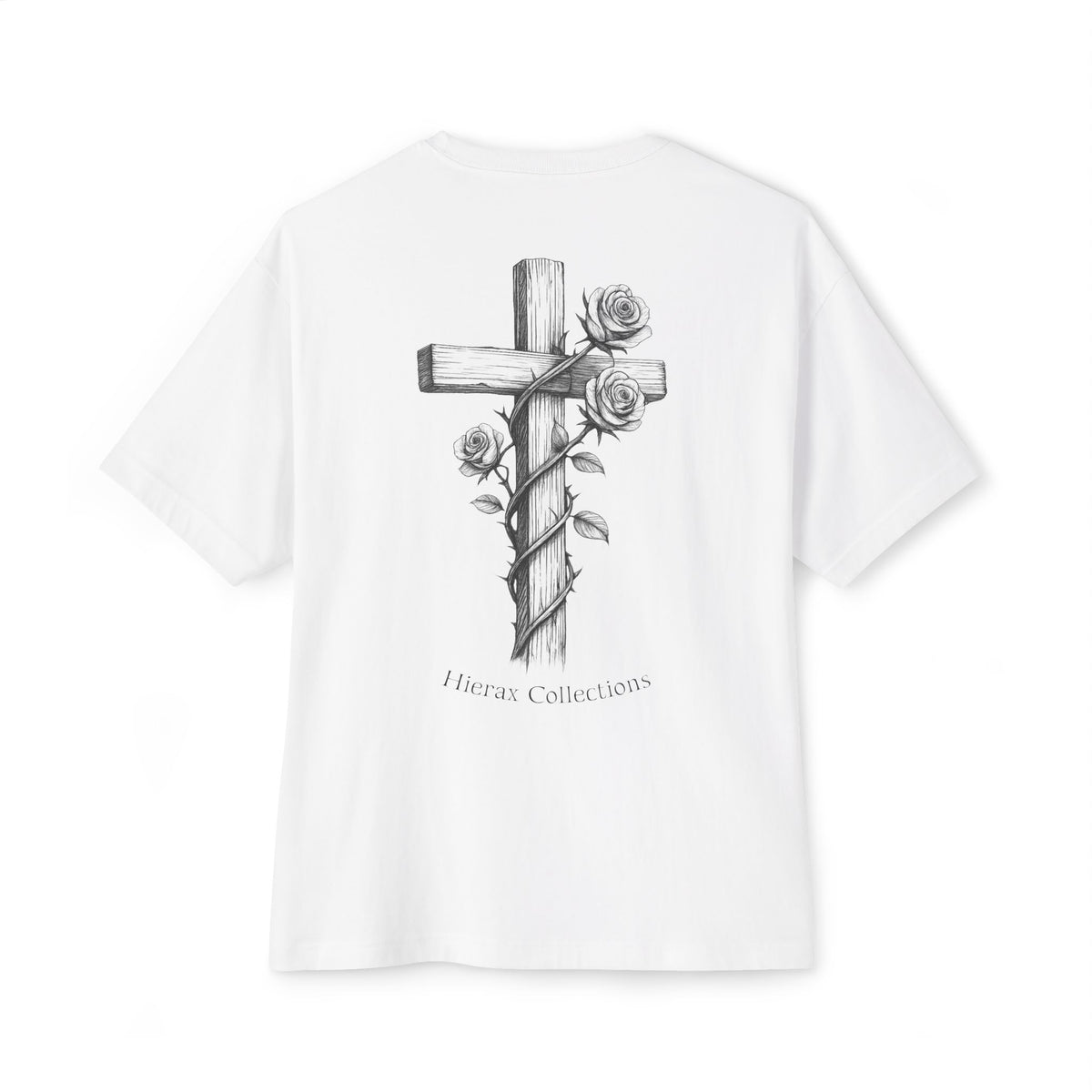 Ecclesiastes 11:4 Flower Cross Oversized Tee