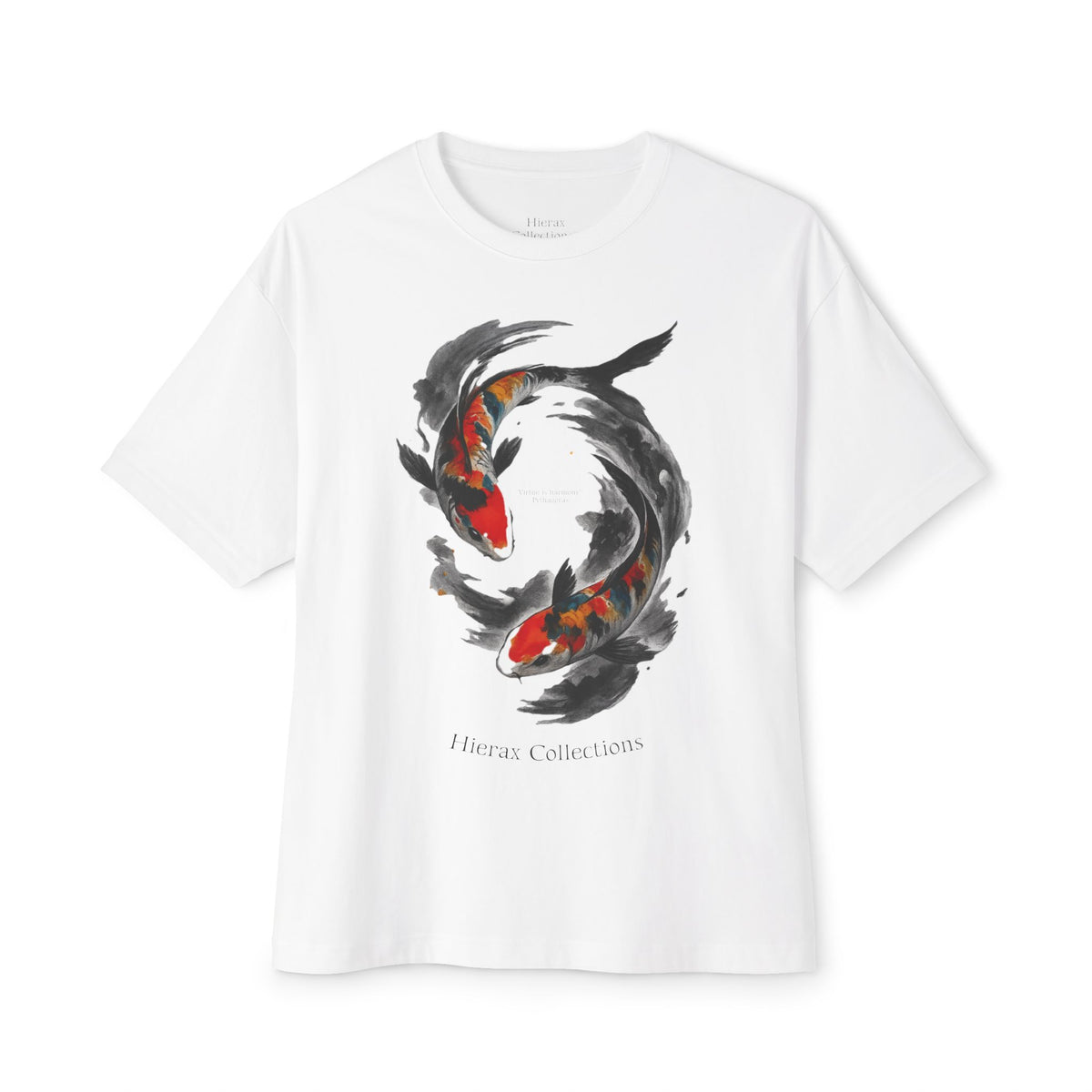 Pythagoras Koi Fish Oversized Tee