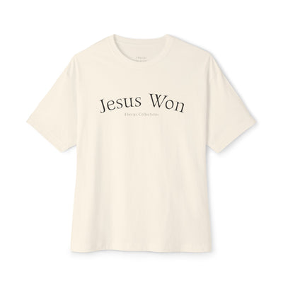 Jesus Won Oversized Tee