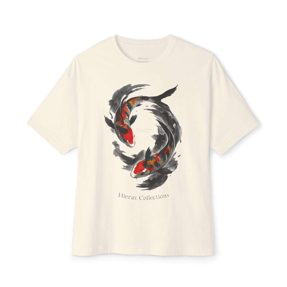 Pythagoras Koi Fish Oversized Tee