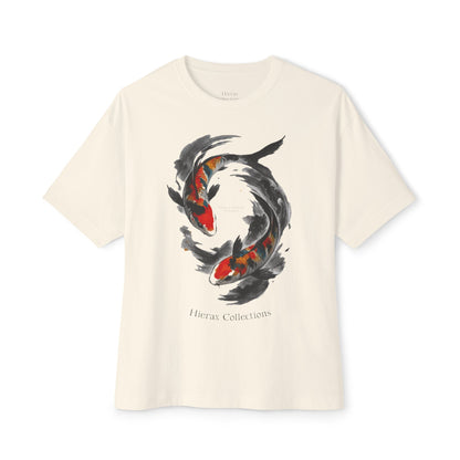 Pythagoras Koi Fish Oversized Tee