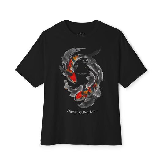 Pythagoras Koi Fish Oversized Tee