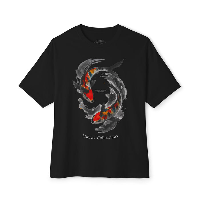 Pythagoras Koi Fish Oversized Tee