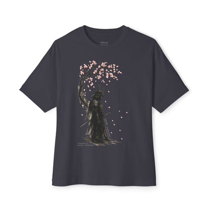 Heraclitus Cherry Blossom Samurai Oversized Tee