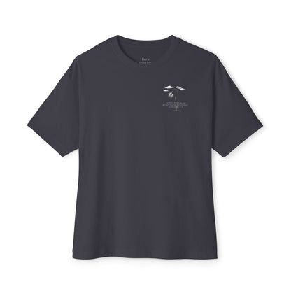 Ecclesiastes 11:4 Flower Cross Oversized Tee