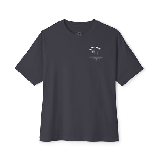 Ecclesiastes 11:4 Flower Cross Oversized Tee