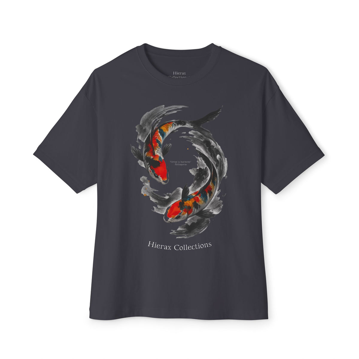 Pythagoras Koi Fish Oversized Tee