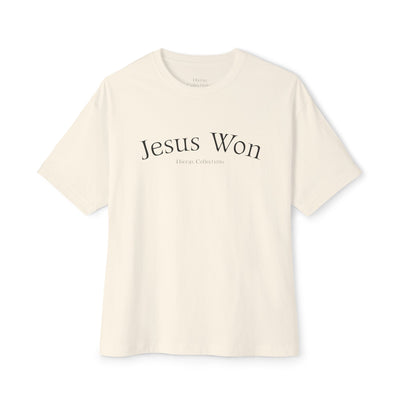 Jesus Won Oversized Tee