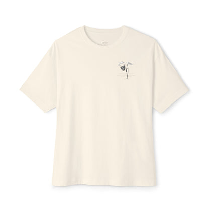 Ecclesiastes 11:4 Flower Cross Oversized Tee