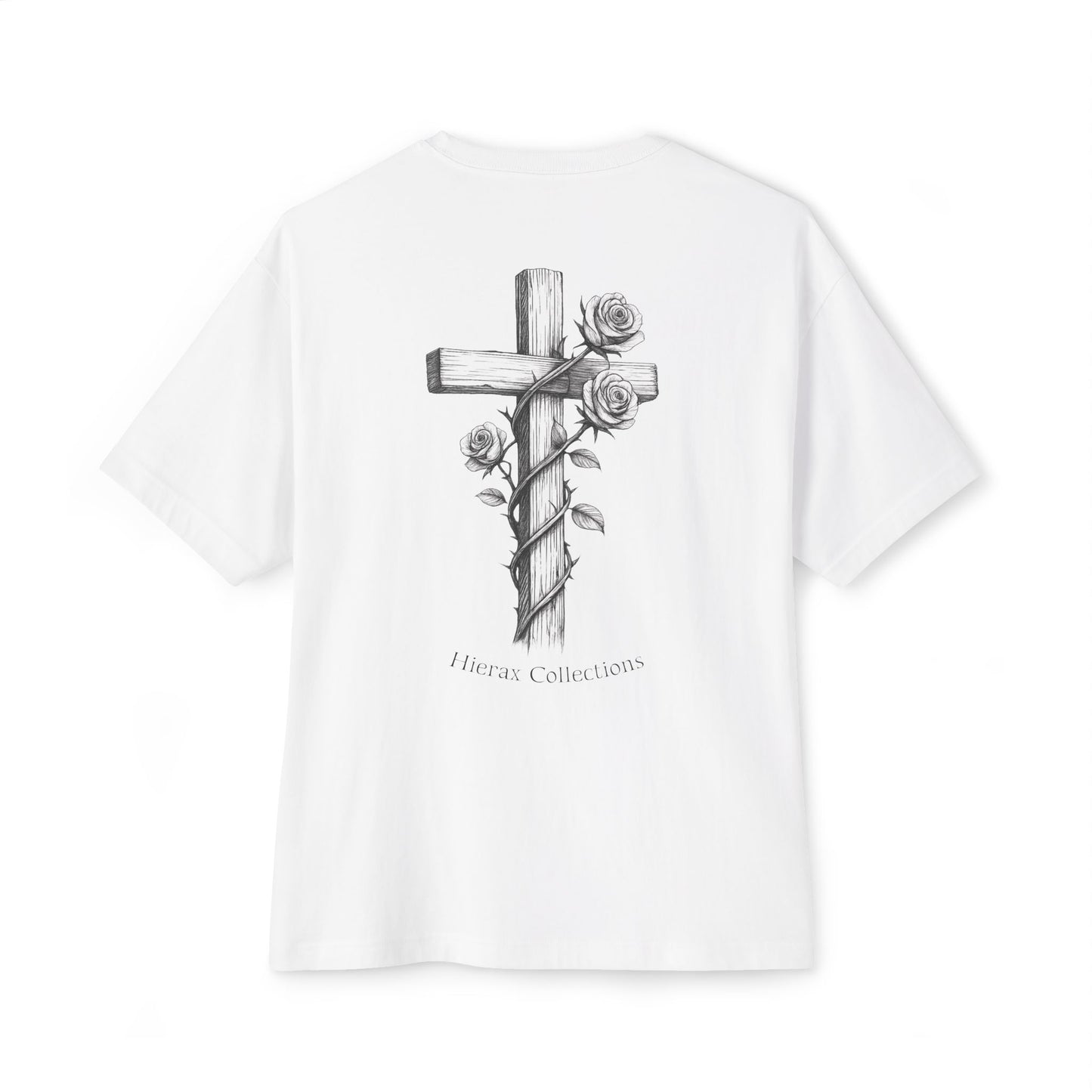 Ecclesiastes 11:4 Flower Cross Oversized Tee