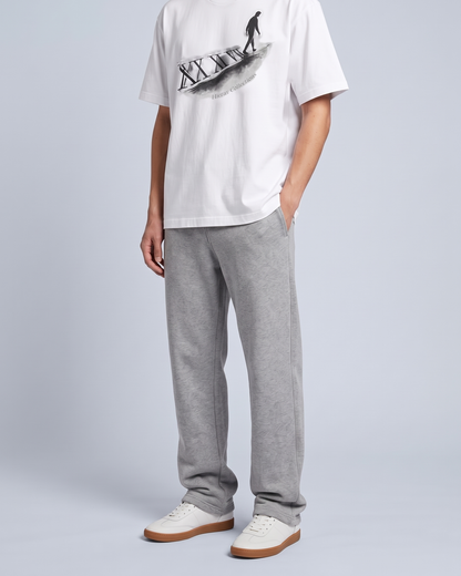 Marcus Aurelius Timeline tee print detail, front, white