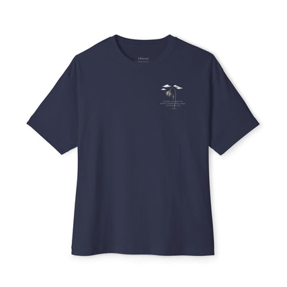 Ecclesiastes 11:4 Flower Cross Oversized Tee