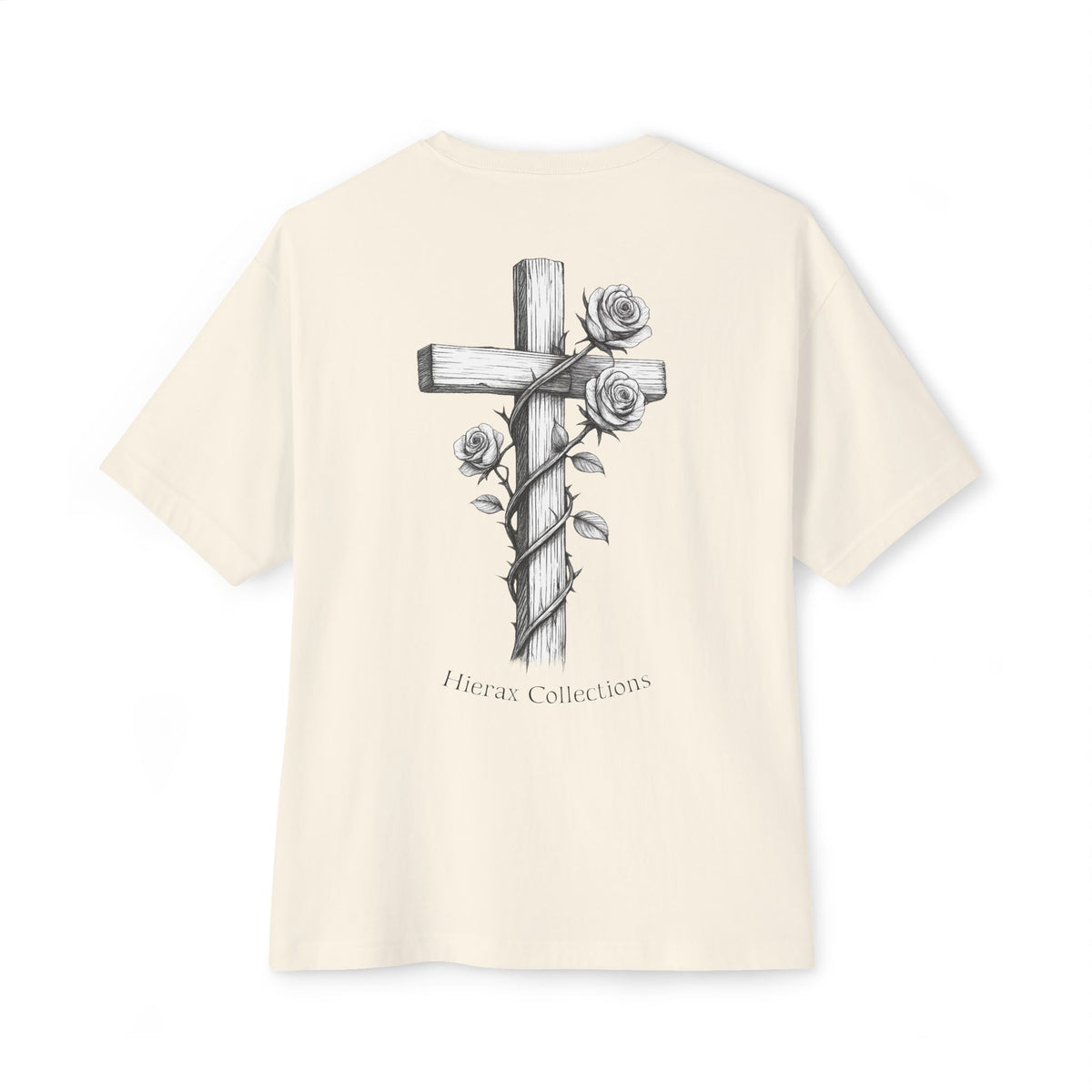 Ecclesiastes 11:4 Flower Cross Oversized Tee