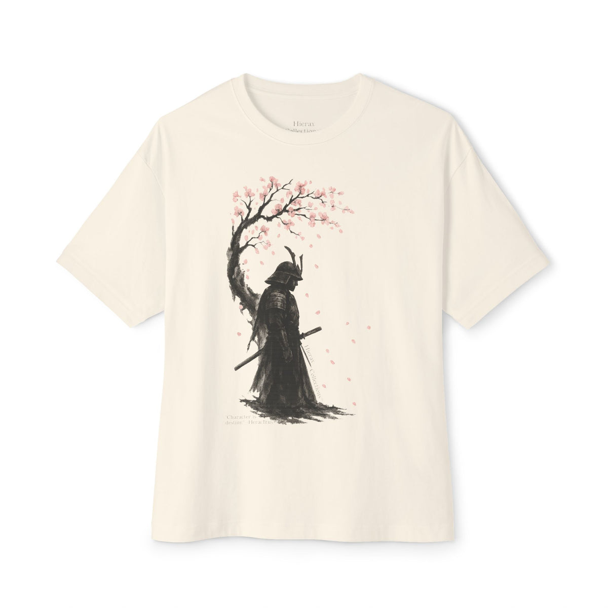 Heraclitus Cherry Blossom Samurai Oversized Tee