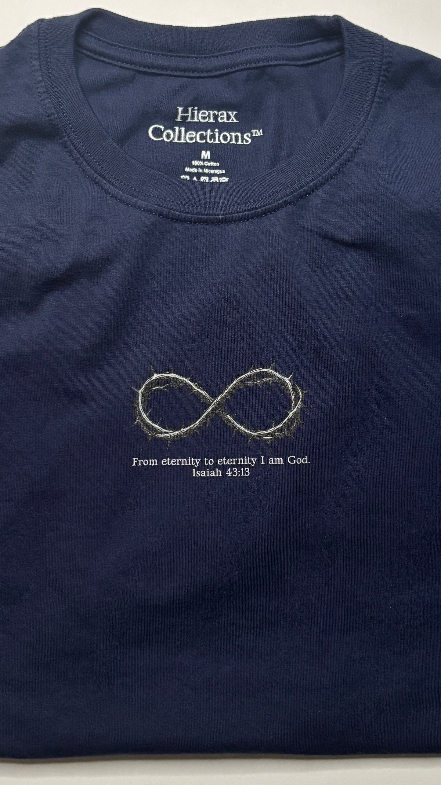 Isaiah 43:13 Infinity Thorns Oversized Tee