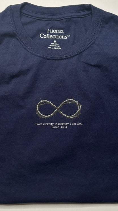 Isaiah 43:13 Infinity Thorns Oversized Tee