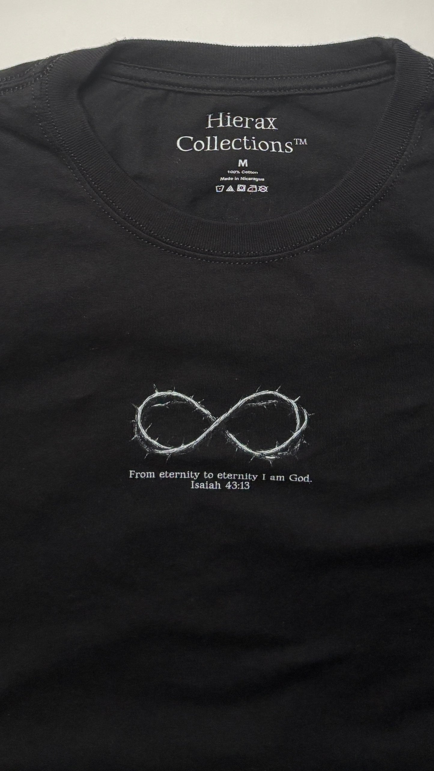 Isaiah 43:13 Infinity Thorns Oversized Tee