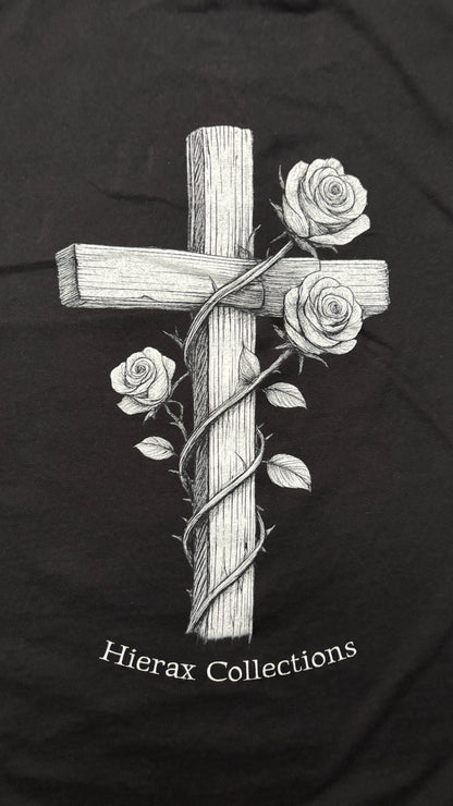 Ecclesiastes 11:4 Flower Cross Oversized Tee