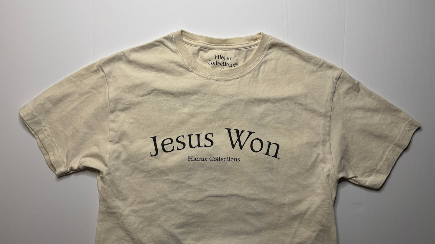 Jesus Won Oversized Tee
