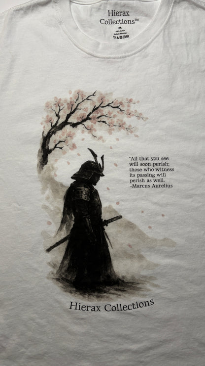 Heraclitus Cherry Blossom Samurai Oversized Tee