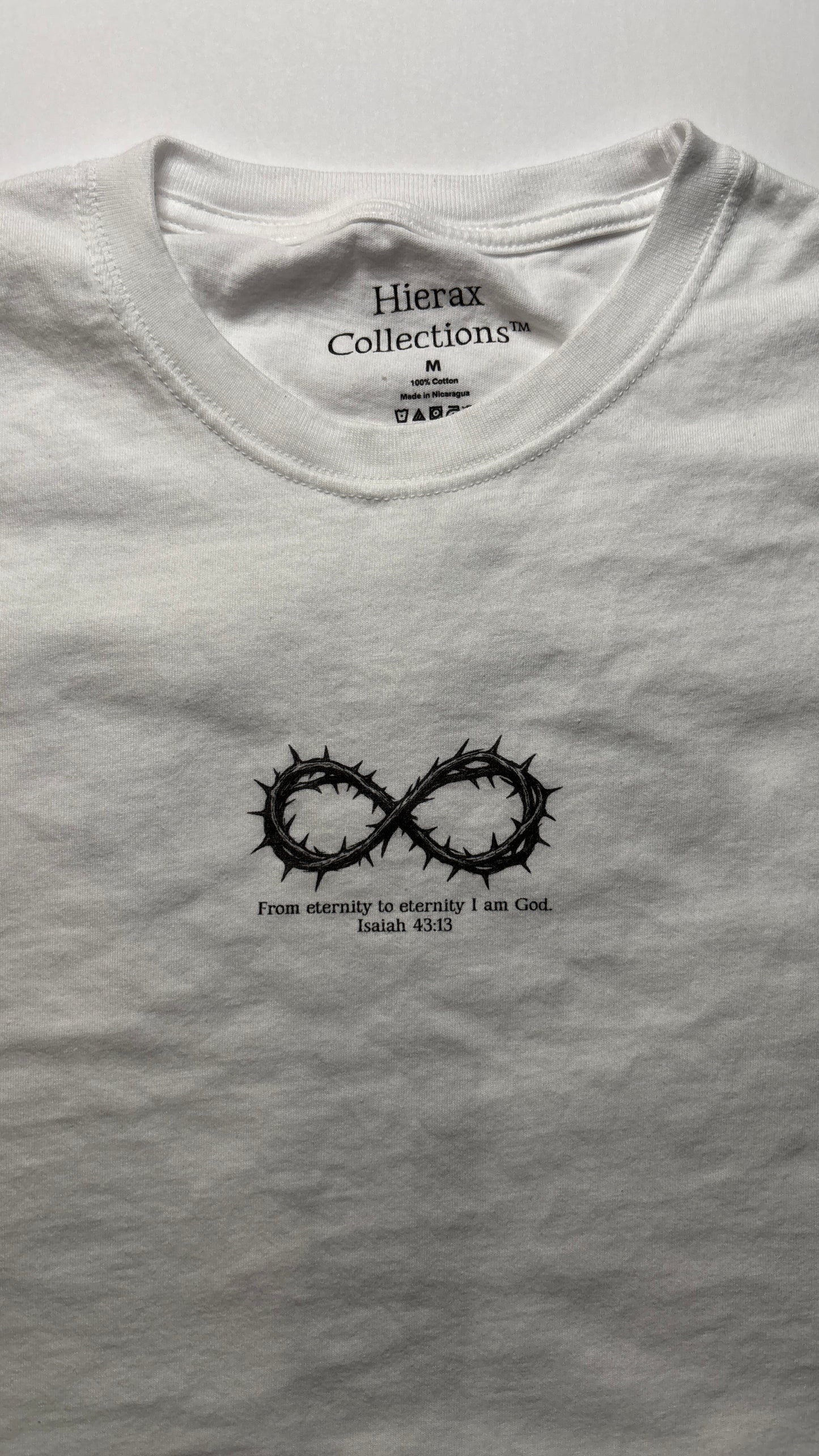 Isaiah 43:13 Infinity Thorns Oversized Tee