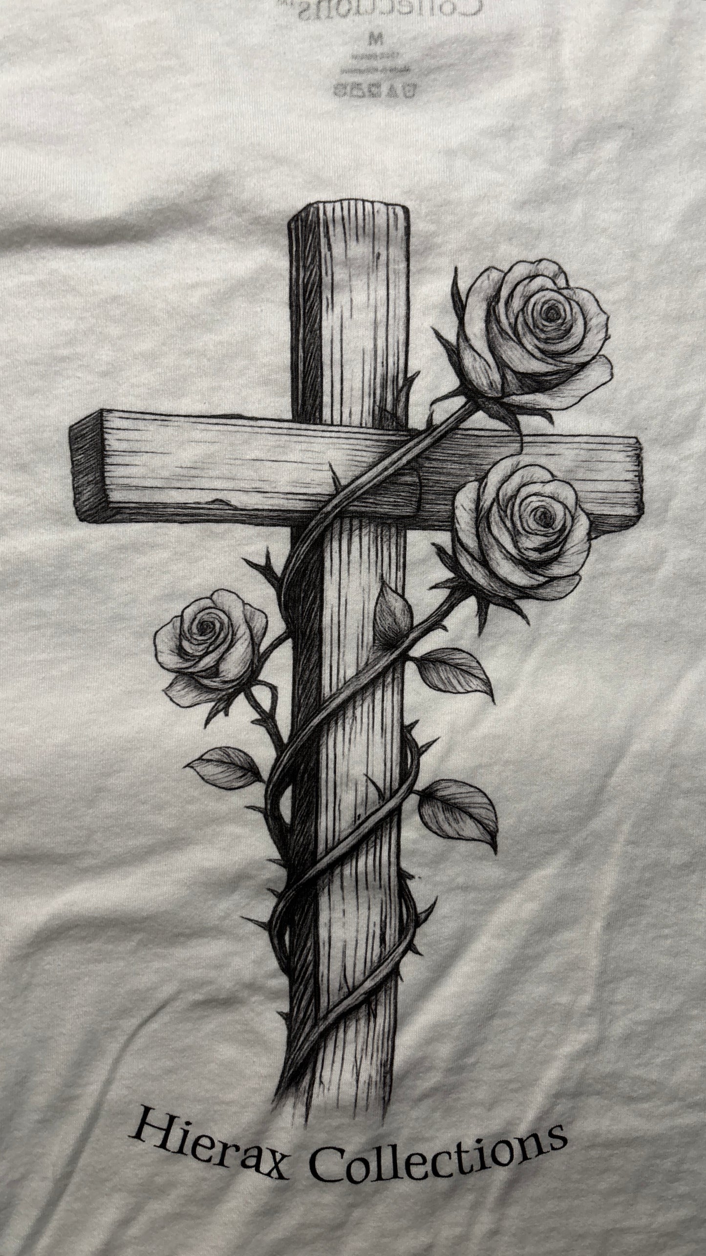 Ecclesiastes 11:4 Flower Cross Oversized Tee