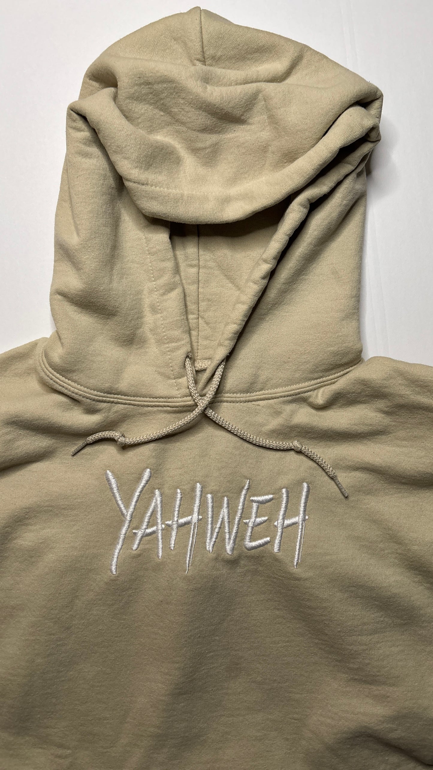 Yahweh Embroidered Hooded Sweatshirt