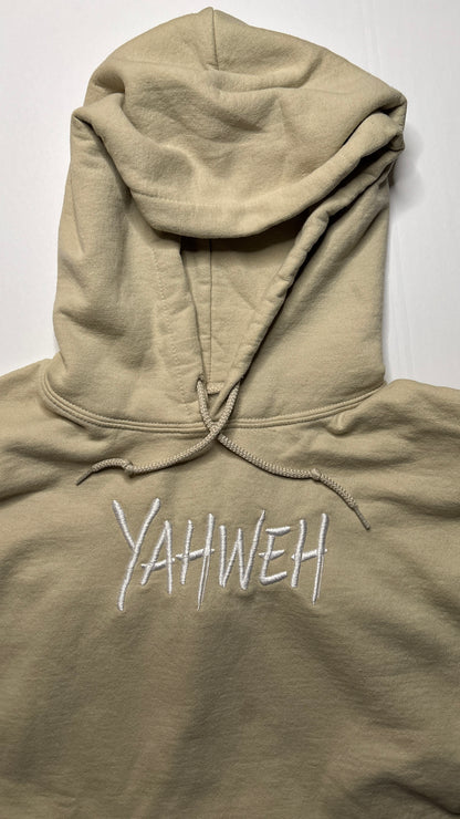 Yahweh Embroidered Hooded Sweatshirt