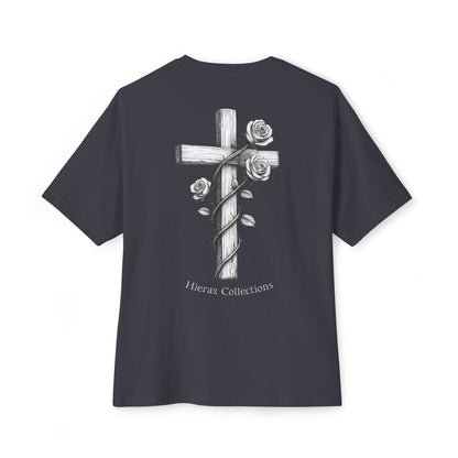 Dark Grey | Ecclesiastes 11:4 Flower Cross, back