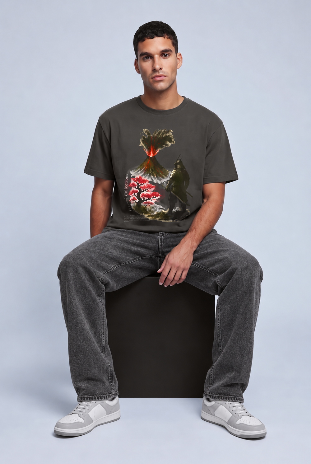 Seneca Volcano Samurai Oversized Tee